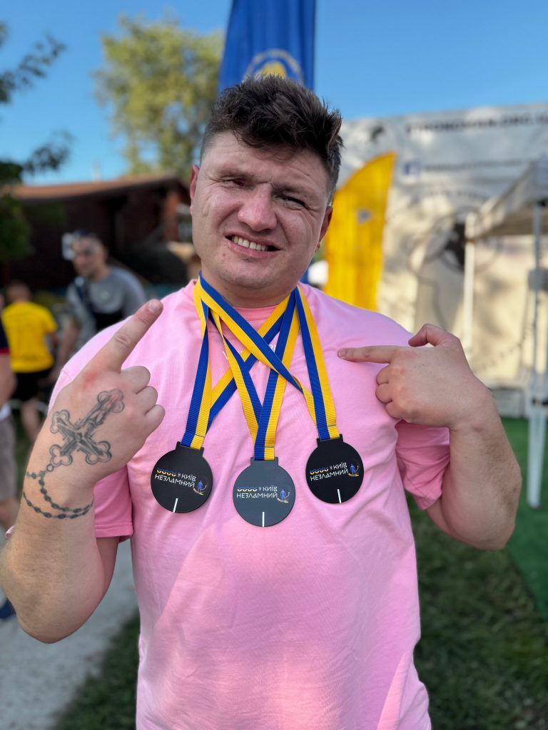 Ветеран Віталій Верес, чемпіон зі стронгмену та штовхання ядра. Фото надав Віталій