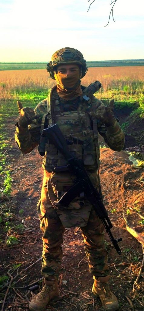 Максим Ніколайчук пішов на фронт добровольцем у 18 років. Фото надав Максим
