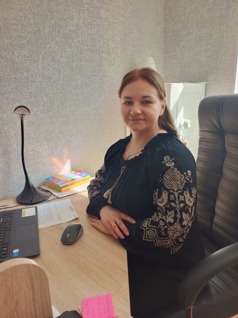 Фахівчиня супроводу ветеранів\ветеранок та демобілізованих осіб у Глодоській громаді Кіровоградської області Анастасія Бубліченко