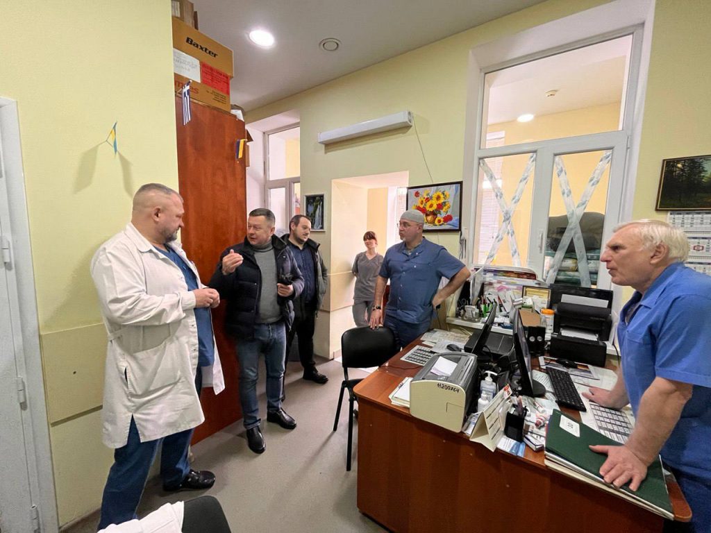 Олександр Гончаренко здійснив серію візитів до закладів охорони здоров’я Краматорська
